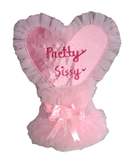 Adult Frilly Willy Lace Pouch, Men's Sissy Pee Wee Chastity Cover, Baby Sissy Dress Up Bonnet Pochette