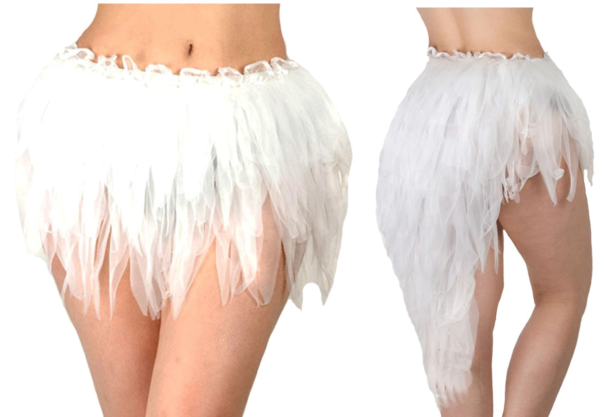 Peacock Long Bustle Skirt