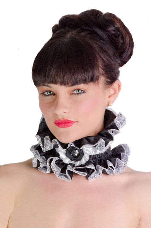 Hina Crystal Neck Ruff