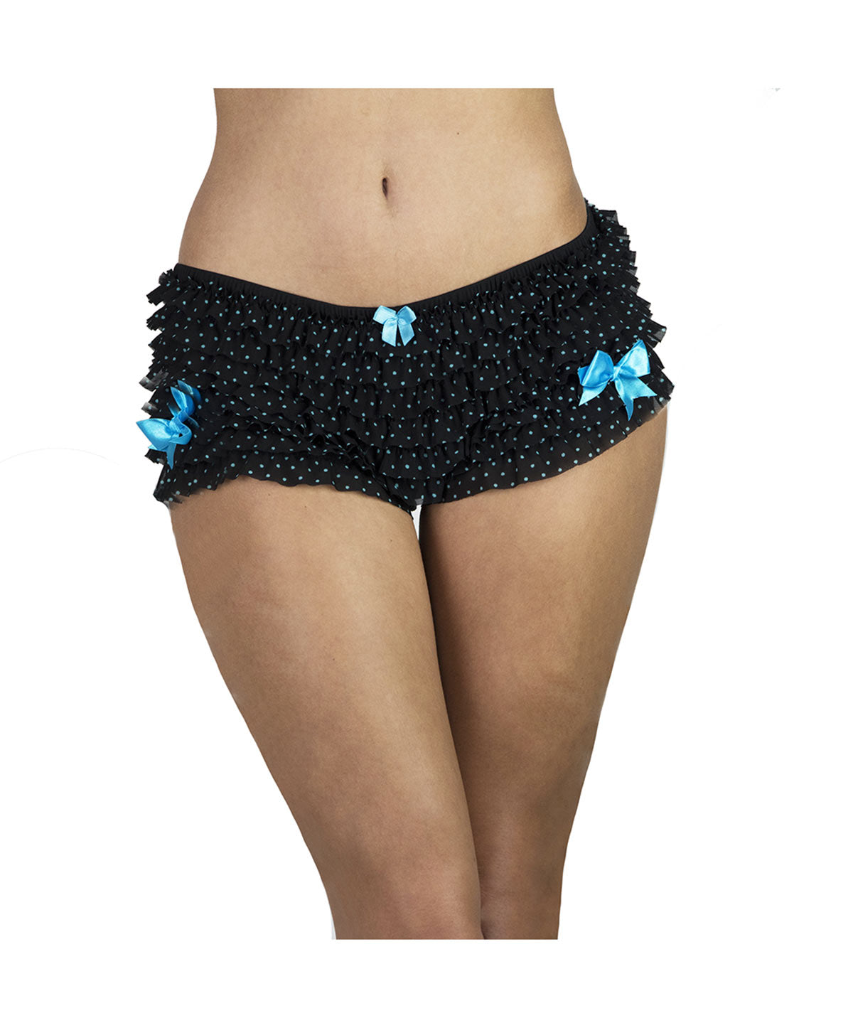 SOLD OUT! Can Can Retro Dotted Frilly Knickers Set