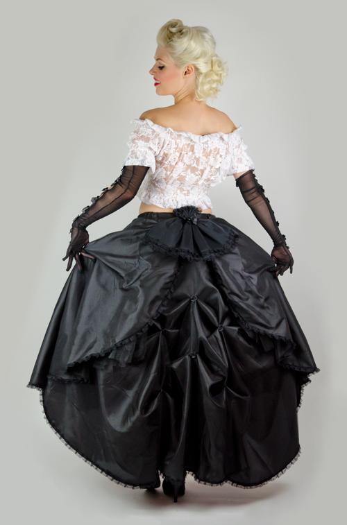 Black Cinderella Long Skirt