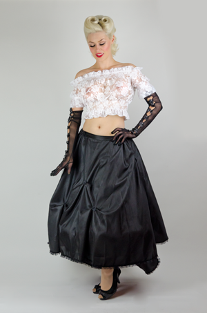 Black Cinderella Long Skirt