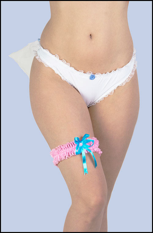 Frilly Wedding Garter (slim)