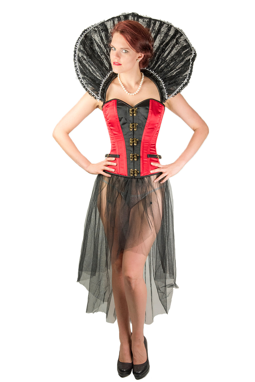 Queen Elizabeth Cartwheel Ruff Black