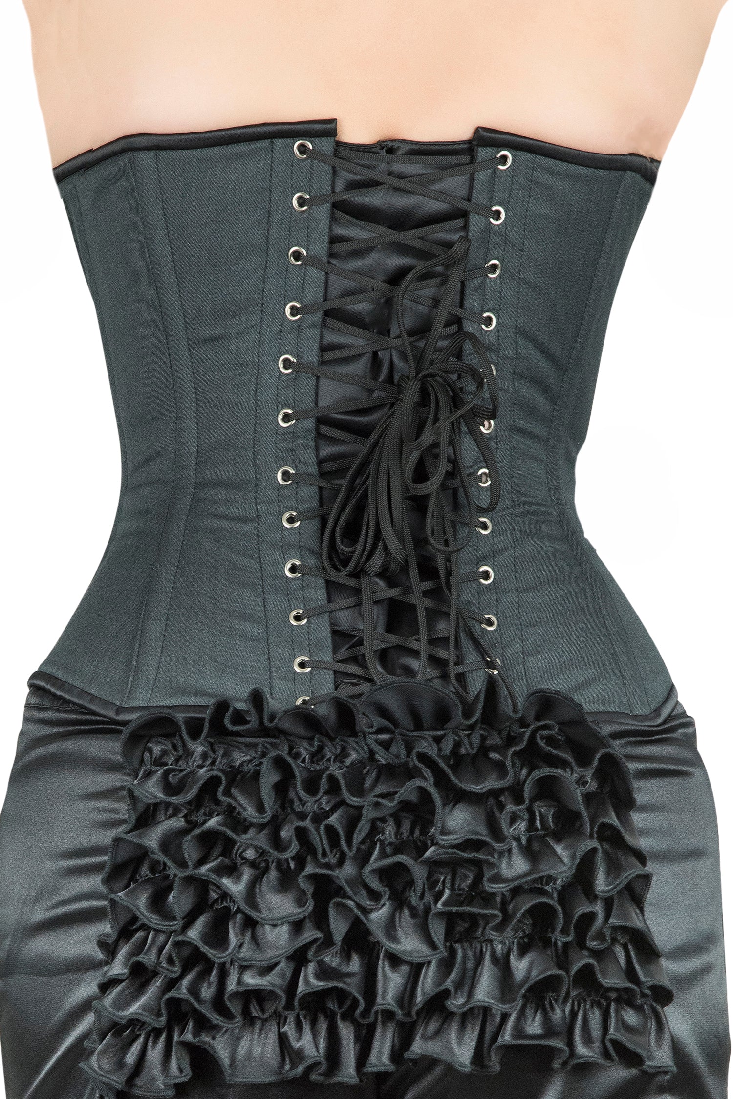 Dita Corset Black  Gray