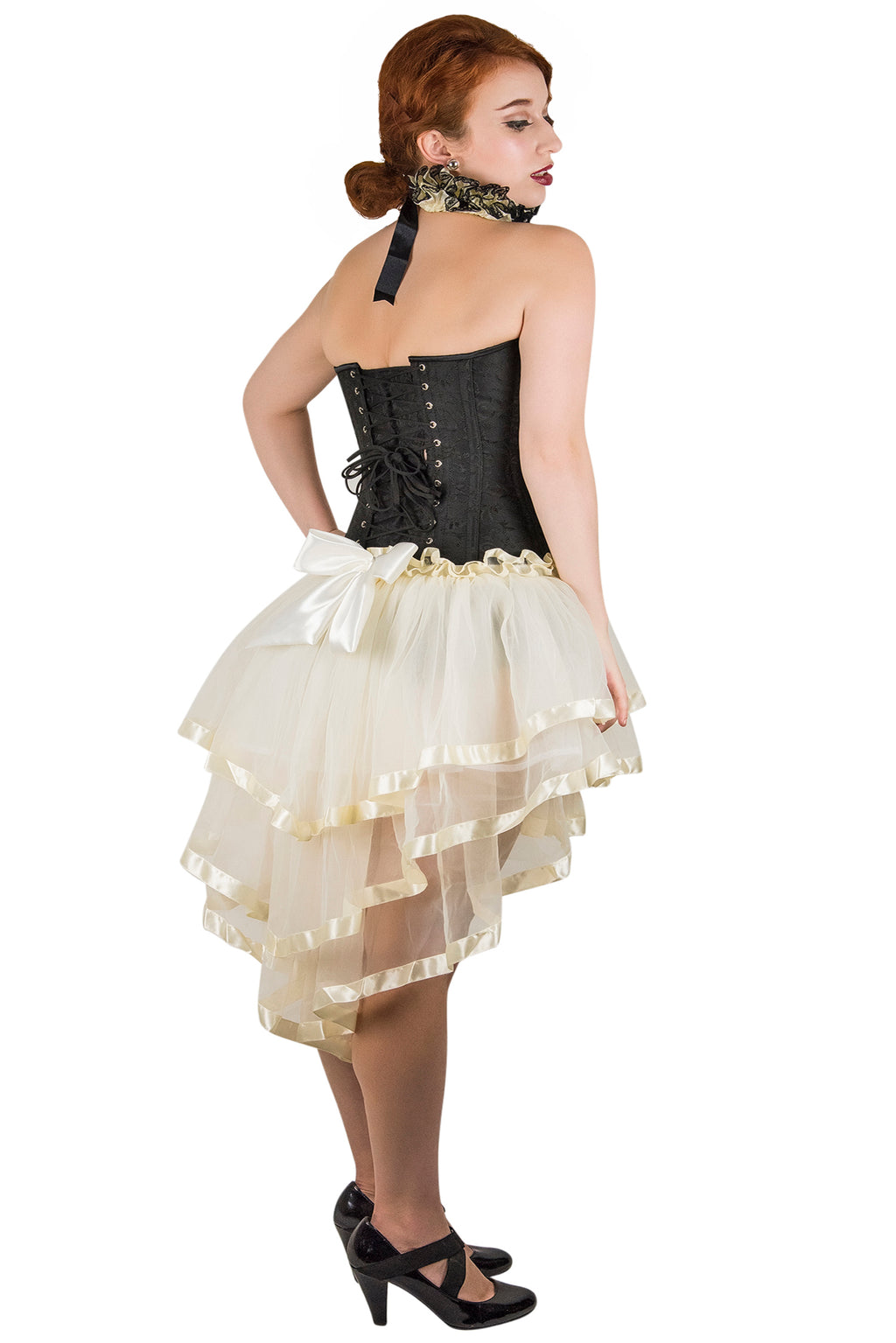 Kelly Overbust Black Corset