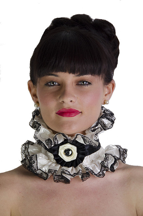 Hina Crystal Neck Ruff