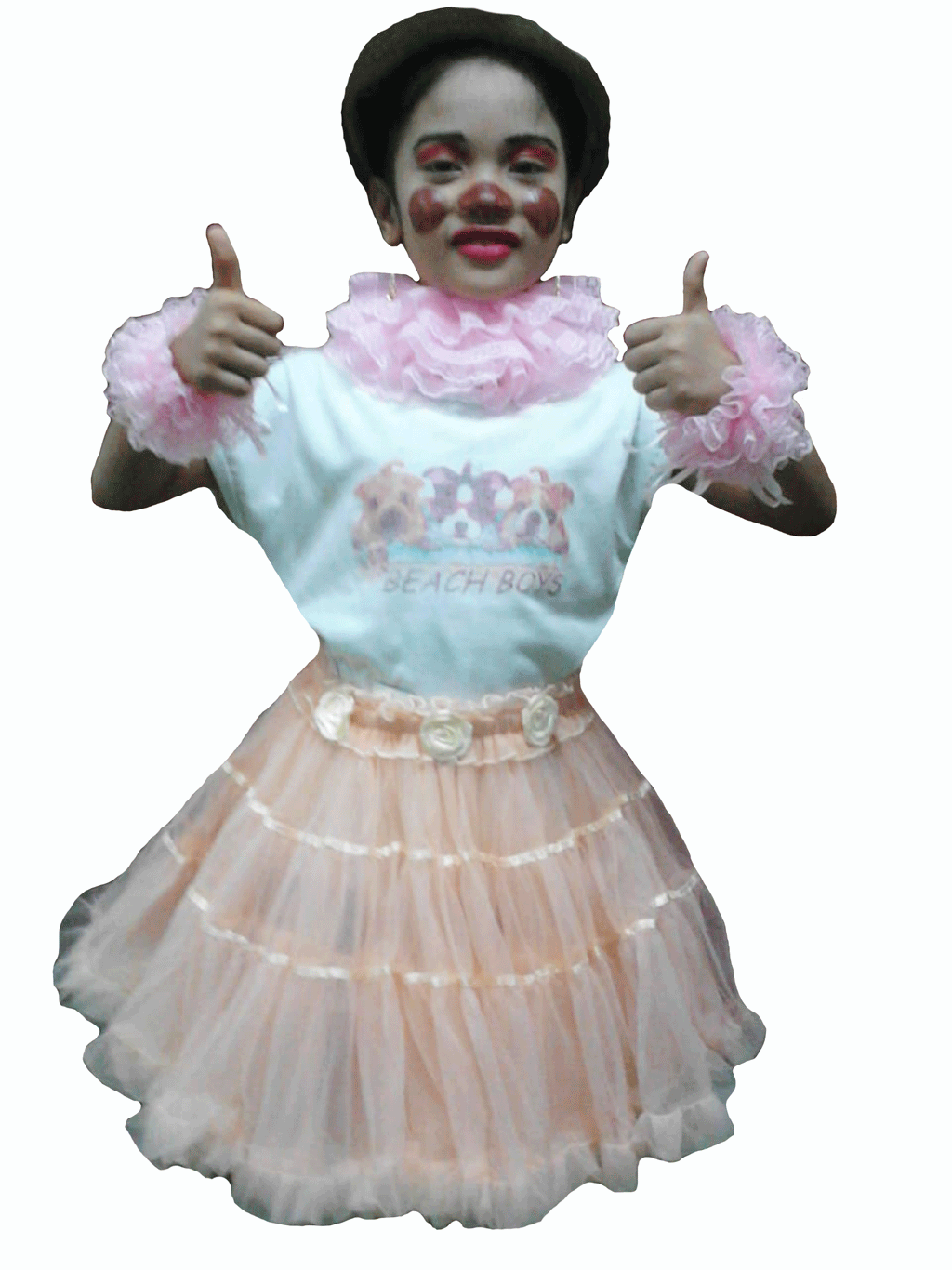 Mary Ruff Set - Elizabethan era neck ruff and Wrist Cuffs Set, Wrist Ruff Ruffled Lace Circus