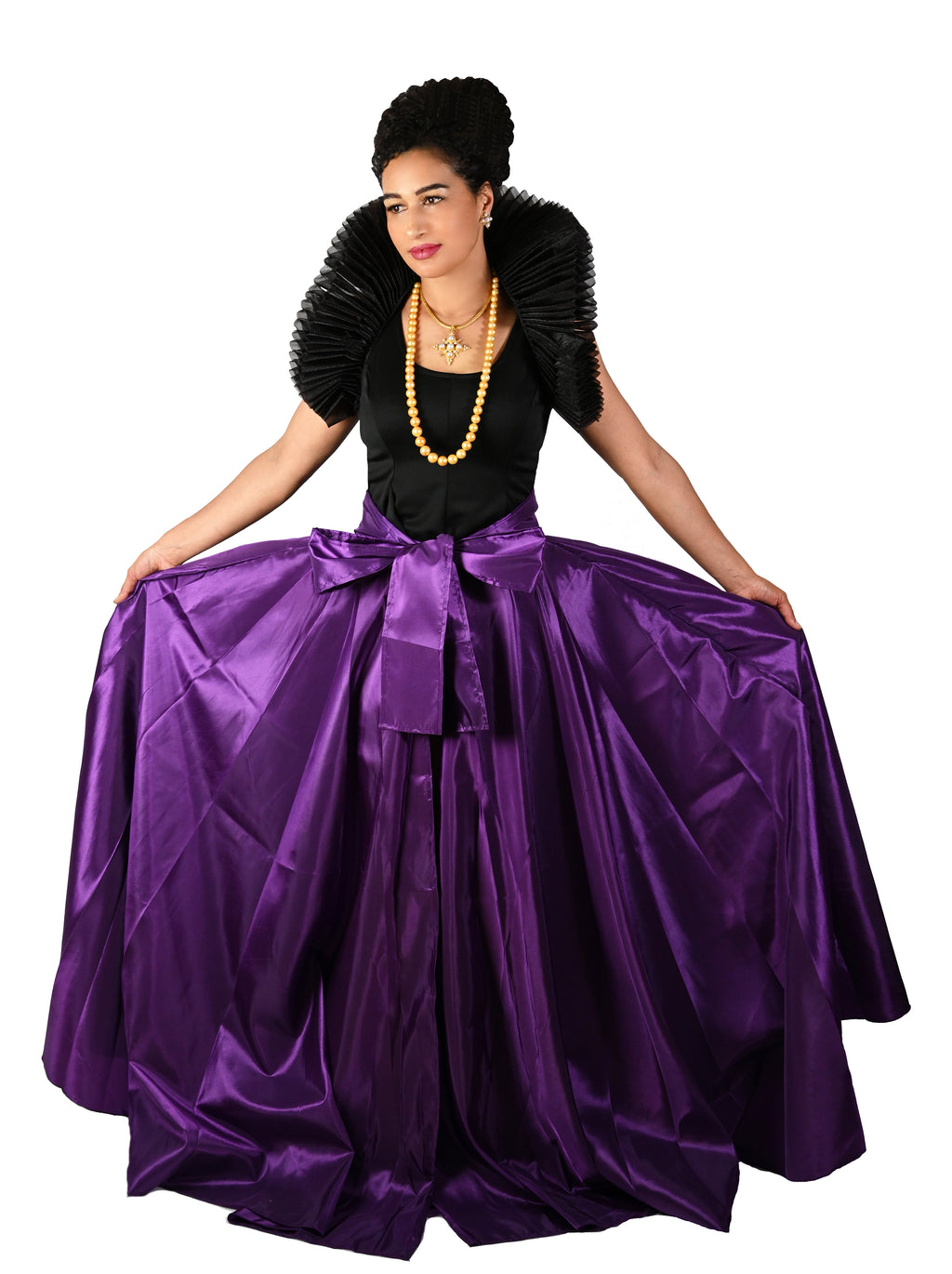 Queen Mary Pearl Neck Ruff